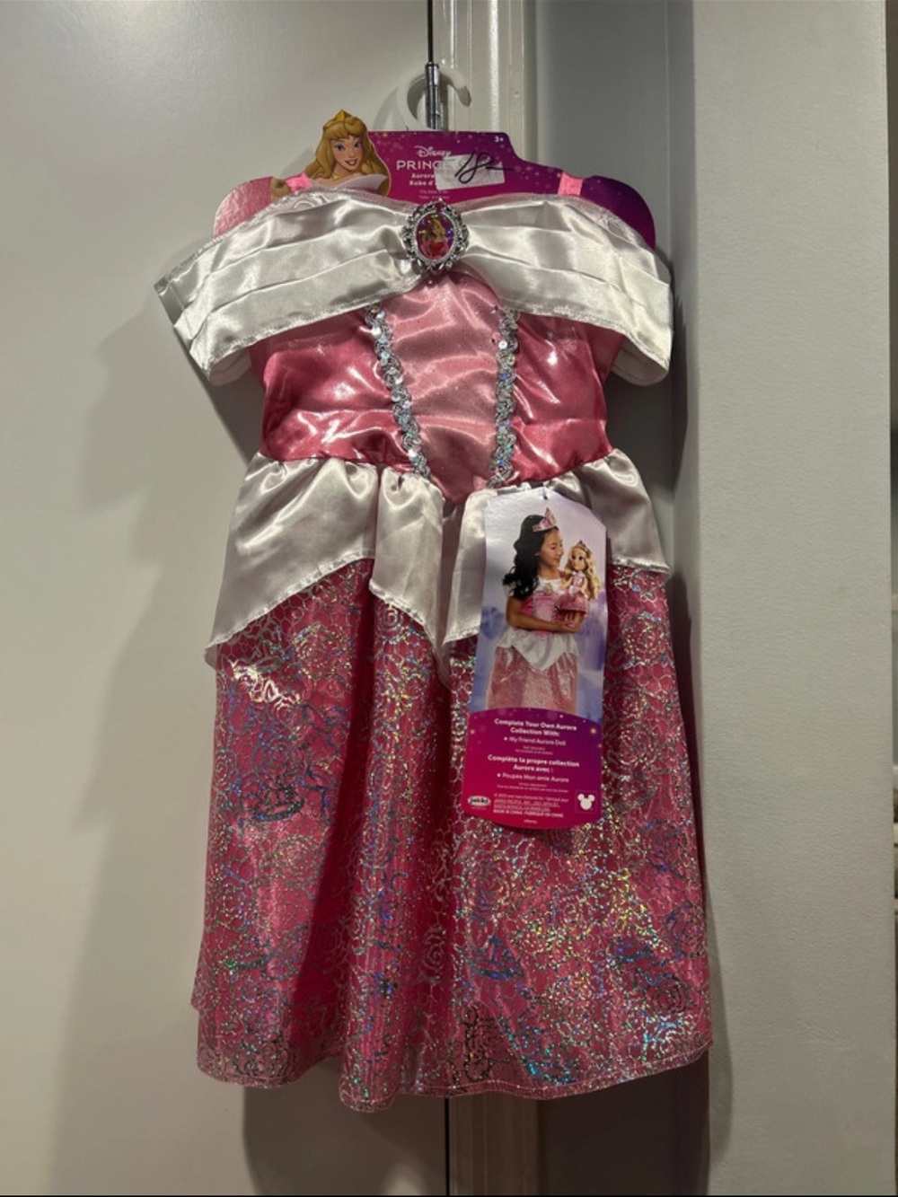 Disney Pink and White Princess Dress-Up Costume